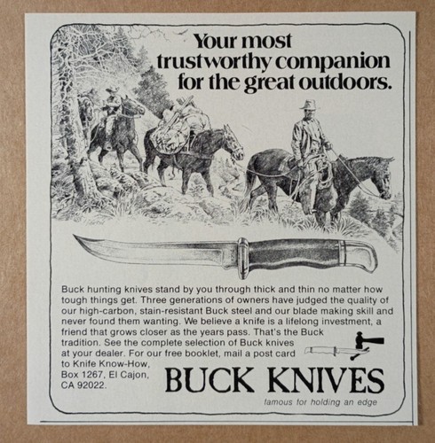 1977 buck knives hunting - 1977, knife
