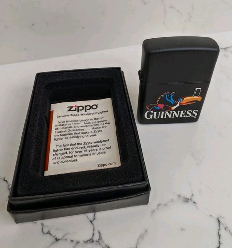 Zippo guinness flying toucan - guinness,