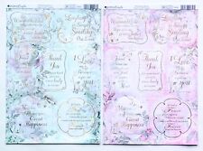 2 x A4 Kanban 'Rambling Rose'