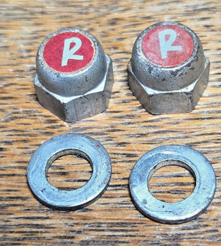 Vintage pair raleigh - pair, nuts