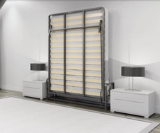 Vertical Wall bed Folding Guest bed, Pull Down Murphy bed, Hidden bed, All Sizes