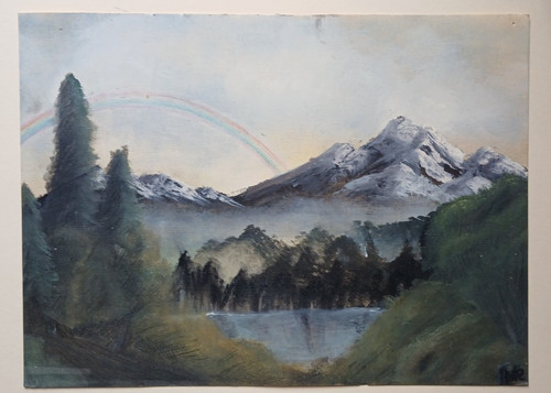 Bob ross style - ross, oil