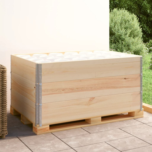 Pallet collars natural - pallet, wood