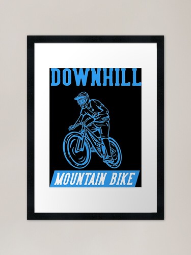 Downhill mountain bike - , blue