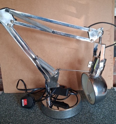 Chrome adjustable desk lamp - chrome,