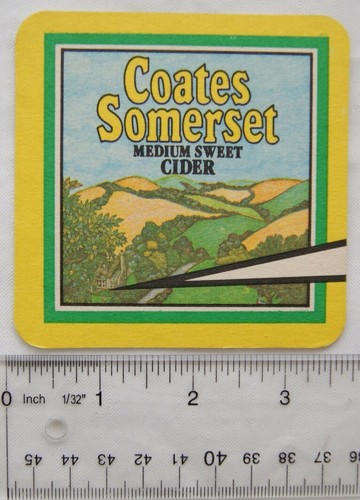 Vintage beer mat - -, coates