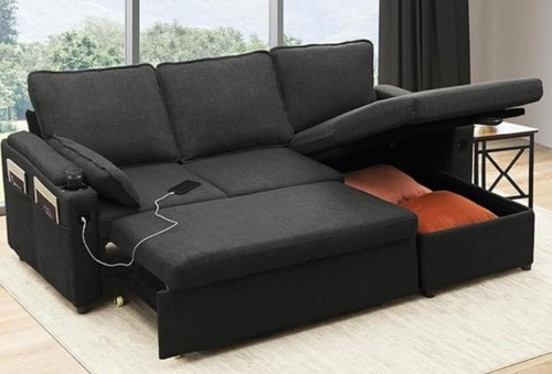 Florida corner sofa bed - bed, right