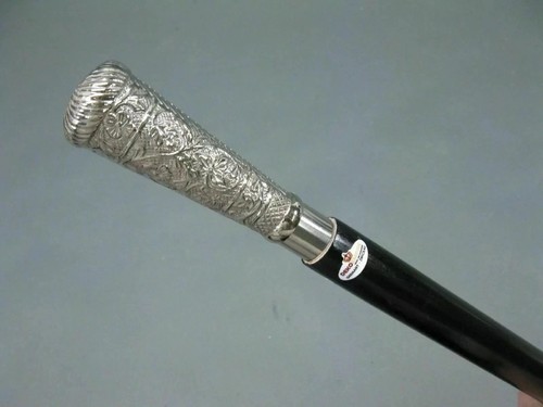 Solid silver pillar head - solid,