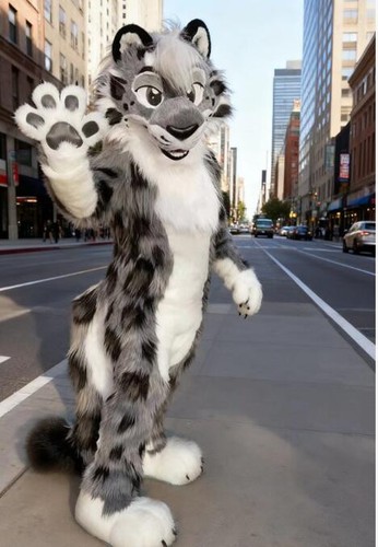 Long fur husky dog - fur, mascot
