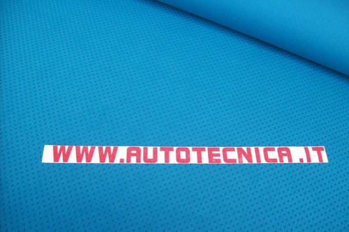 Turquoise perforated seat - perforated,