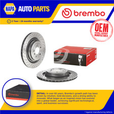 2x Brake Discs Pair Vented