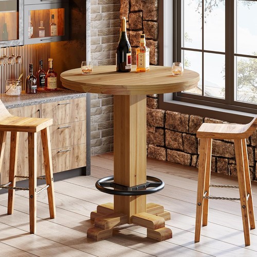 Round bar table - round, 37.4"