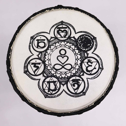 Chakra wide top djembe drum - drum,