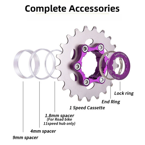 Single speed conversion kit - single,