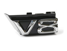 NEW VW TOUAREG CR RADIATOR GRILLE LETTERING 'V8' 760853948ADPJ ORIGINAL