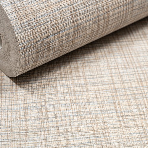 Neutral linen effect wallpaper - linen,