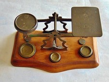 Brass POSTAL SCALES Antique Vintage Collectable