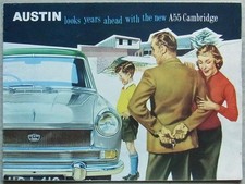 AUSTIN A55 Cambridge Car Sales Brochure 1959 Ref 1745/A