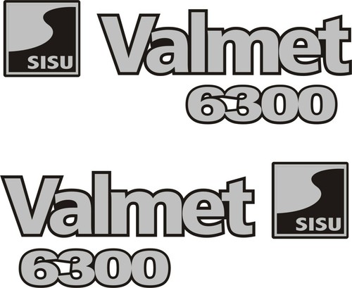 Valmet 6300 tractor decal - valmet,