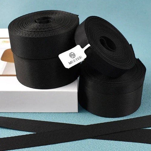 25mm wide black - wide, heavy