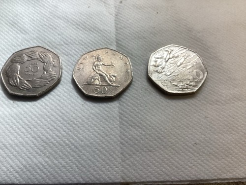 Three old pieces - 50,