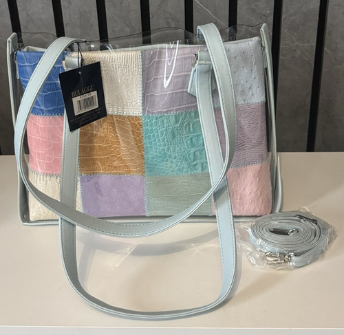Bulaggi clear pvc - pvc, patchwork