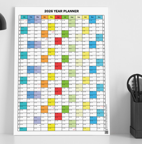 Year planner annual 2026 - year,