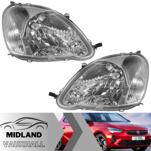 Toyota yaris headlights pair - toyota,