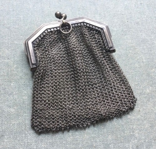 Antique solid silver chainmail - solid,