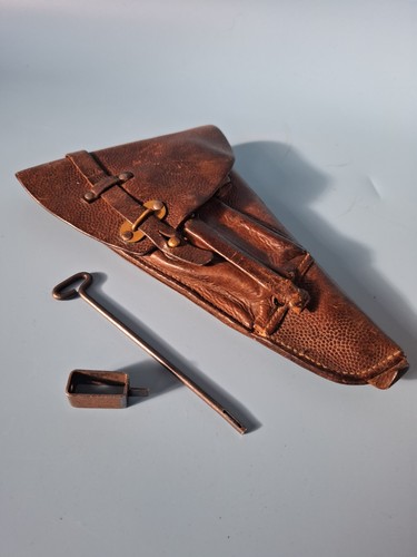 Gun holster leather brown - holster,