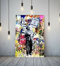BANKSY EINSTEIN LOVE IS ANSWER