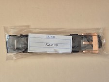 Brand New Seiko Velatura Black Rubber/Silicone 22mm Strap - Ref. No R02L011P0