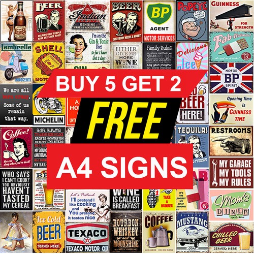 Retro replica poster metal - retro,