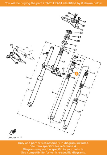 Yamaha collar 2e9 23113 01 - yamaha, 2e9-23113-01