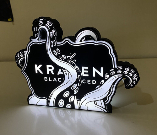 Kraken black rum illuminated - rum,