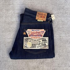 Sugar Cane & Co. Raw Rigid Denim Jeans Size W32 L34 Durable Quality Made in USA