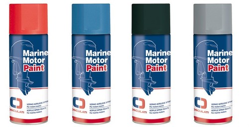 Marine motor spray paint - spray, for