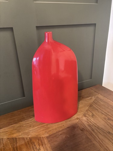 Red vase 40cm - 40cm, 22cm