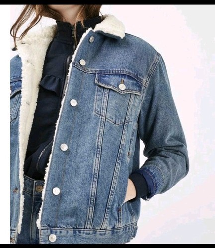 Topshop discontinued shearling - topshop,