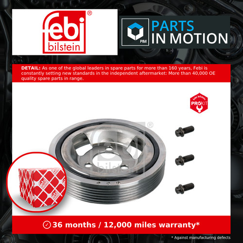 Crankshaft pulley fits - pulley, mini