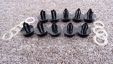 RENAULT AUDI A4 DOOR CARD TRIM PANEL CLIPS FRONT INTERIOR PLASTIC X 10