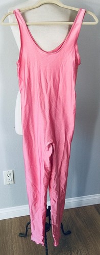 Vtg 80s rainbeau unitard - 80s, pink