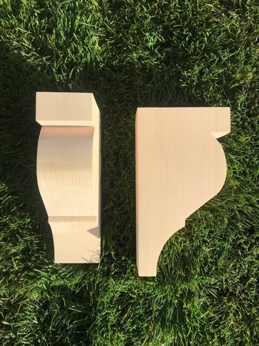 Wooden corbels shelf - wooden, (shelf