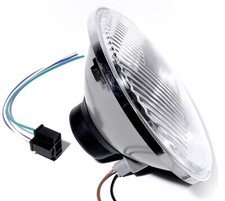 7" H4 headlight insert reflector for Harley Davidson Suzuki Honda Yamaha etc