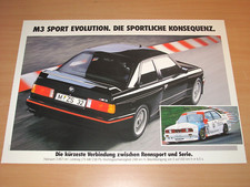 BMW M3 E30 Evo Vintage Poster