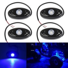 4 Pods Blue LED Under Car Rock