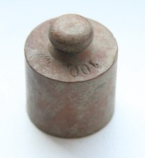 Antique Balance Platform Or Barn Scale Weight 100 Mark