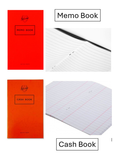 Silvine cash memo book for - memo,
