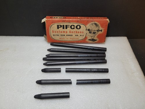 Vintage pifco sunlamp carbons - vintage,