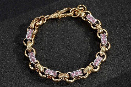 Two tone gold silver 10mm - tone,